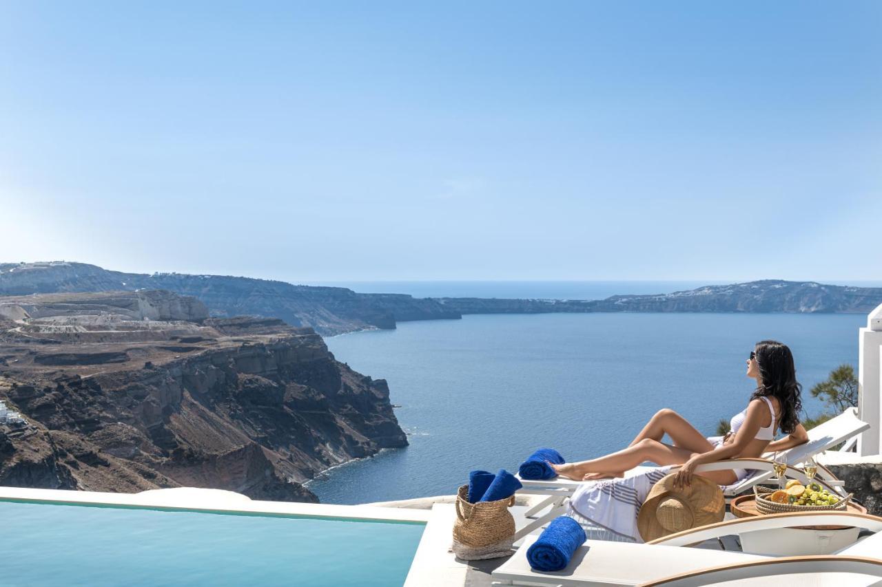 Mythical Blue Luxury Suites (Adults Only) Fira  Exteriör bild