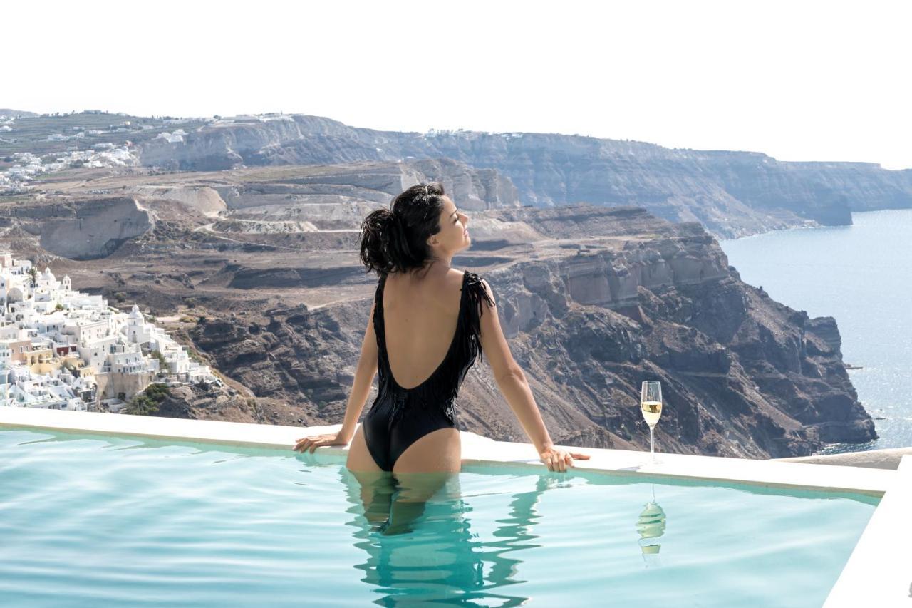 Mythical Blue Luxury Suites (Adults Only) Fira  Exteriör bild