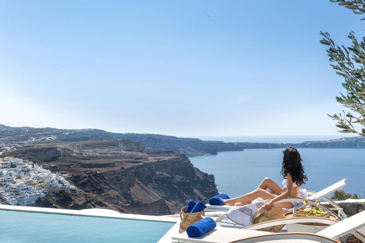 Mythical Blue Luxury Suites (Adults Only) Fira  Exteriör bild