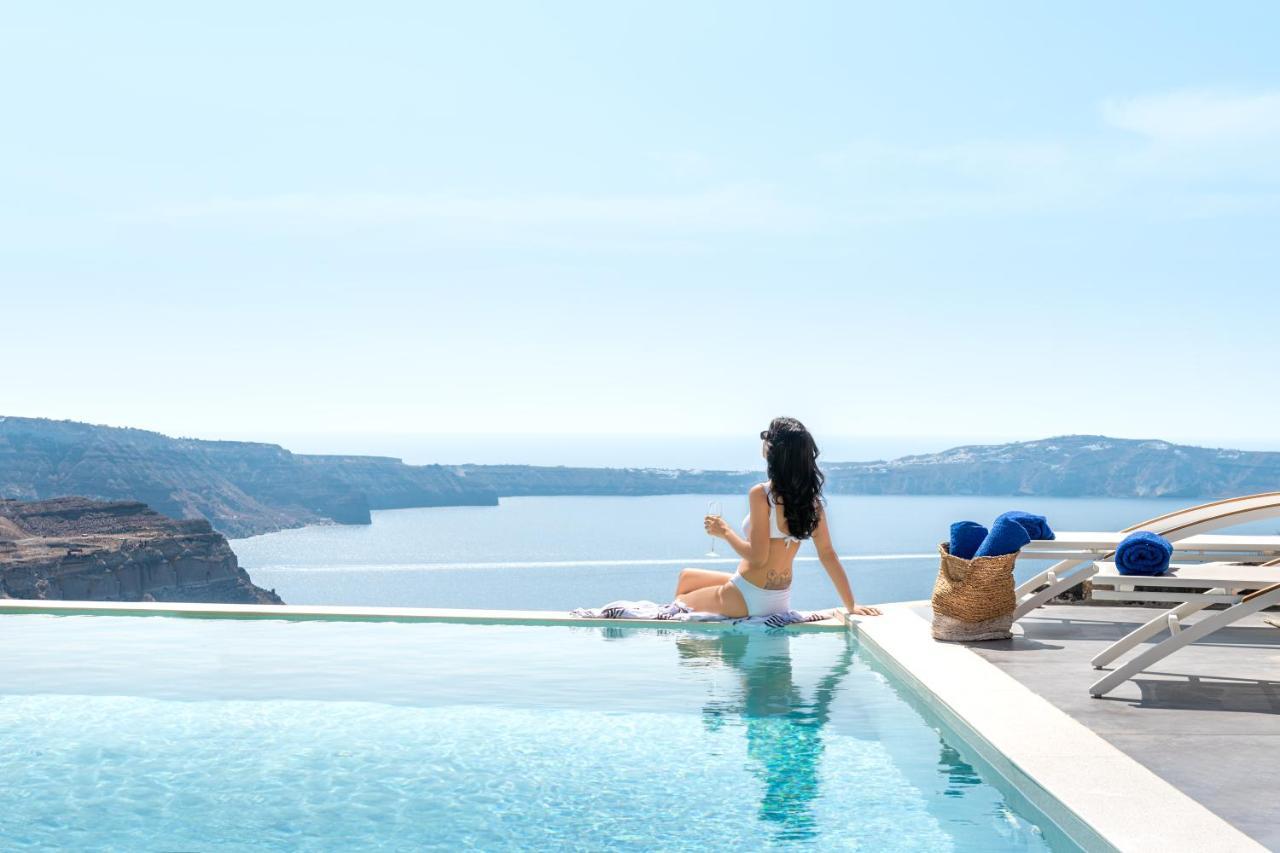 Mythical Blue Luxury Suites (Adults Only) Fira  Exteriör bild